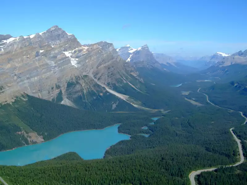 Canadian Rockies Road & Rail Retreat | Icefield Parkway Drive with Peyto Lake between Jasper & Lake Louise