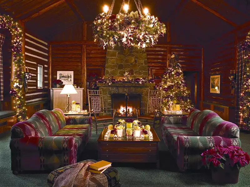 Christmas in the Canadian Rockies Winter Rail Vacations | Fairmont Jasper Park Lodge