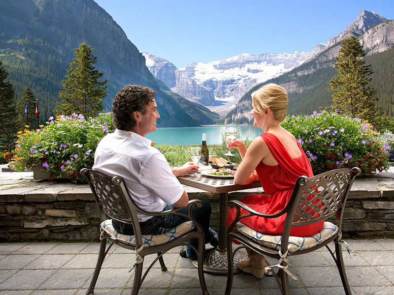 Stay at the Fairmont Chateau Lake Louise | Canadian Rockies Train Vacations