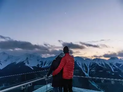 The Banff Gondola in the Canadian Rocky Mountains