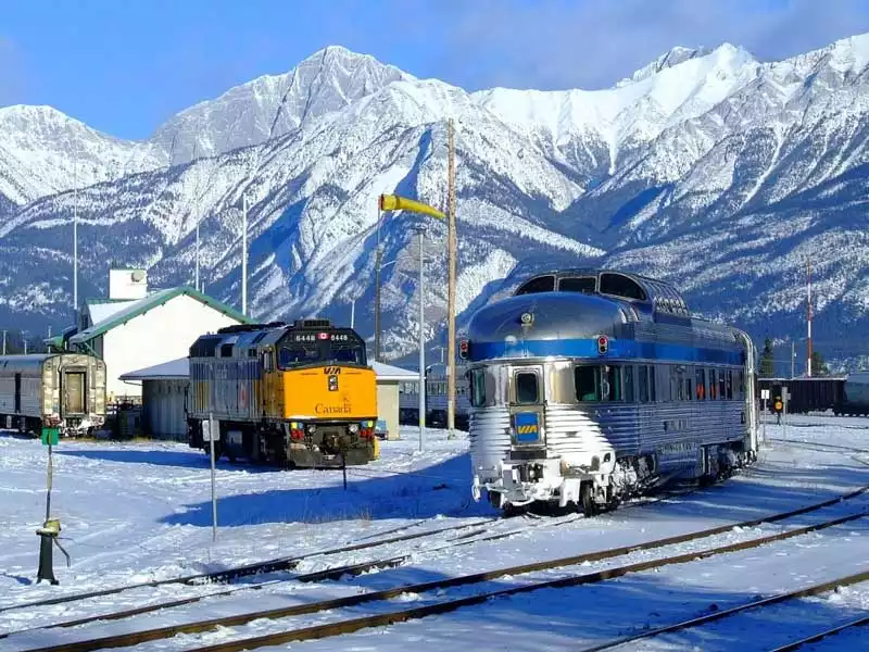 Canadian Rockies Winter Wonderland Rail Vacation