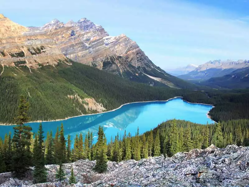 Canadian Rockies Rail Circle Tour | Peyto Lake