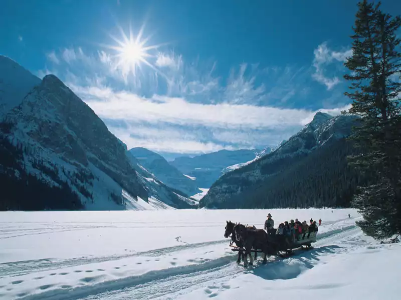 Winter Snow Train to the Canadian Rockies | Lake Louise