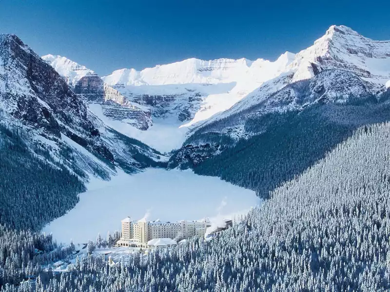 Canadian Rockies Winter Rail Trips | Fairmont Chateau Lake Louise